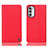 Coque Portefeuille Livre Cuir Etui Clapet H21P pour Motorola Moto Edge (2022) 5G Rouge