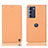 Coque Portefeuille Livre Cuir Etui Clapet H21P pour Motorola Moto Edge S30 5G Orange