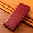 Coque Portefeuille Livre Cuir Etui Clapet H23 pour Apple iPhone 13 Mini Rouge