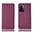 Coque Portefeuille Livre Cuir Etui Clapet H23P pour Oppo A56S 5G Vin Rouge
