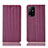 Coque Portefeuille Livre Cuir Etui Clapet H23P pour Oppo A94 5G Vin Rouge