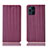 Coque Portefeuille Livre Cuir Etui Clapet H23P pour Oppo Find X3 5G Vin Rouge