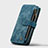 Coque Portefeuille Livre Cuir Etui Clapet H27 pour Apple iPhone 13 Bleu