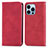 Coque Portefeuille Livre Cuir Etui Clapet H30 pour Apple iPhone 13 Pro Max Rouge