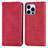 Coque Portefeuille Livre Cuir Etui Clapet H30 pour Apple iPhone 14 Pro Rouge