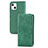 Coque Portefeuille Livre Cuir Etui Clapet H30 pour Apple iPhone 15 Plus Vert