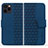 Coque Portefeuille Livre Cuir Etui Clapet HF1 pour Apple iPhone 15 Pro Petit