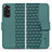 Coque Portefeuille Livre Cuir Etui Clapet HF1 pour Xiaomi Redmi Note 11 4G (2022) Vert