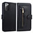 Coque Portefeuille Livre Cuir Etui Clapet JDK pour Samsung Galaxy Note 20 5G Noir