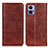 Coque Portefeuille Livre Cuir Etui Clapet K01Z pour Motorola Moto Edge 30 Lite 5G Marron