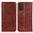 Coque Portefeuille Livre Cuir Etui Clapet K01Z pour Nokia G100 Marron