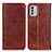 Coque Portefeuille Livre Cuir Etui Clapet K01Z pour Nokia G60 5G Marron