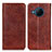 Coque Portefeuille Livre Cuir Etui Clapet K01Z pour Nokia X100 5G Marron