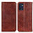 Coque Portefeuille Livre Cuir Etui Clapet K01Z pour OnePlus Nord CE 2 5G Marron