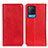 Coque Portefeuille Livre Cuir Etui Clapet K01Z pour Oppo A54 4G Rouge