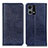 Coque Portefeuille Livre Cuir Etui Clapet K01Z pour Oppo F21 Pro 4G Bleu