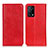 Coque Portefeuille Livre Cuir Etui Clapet K01Z pour Oppo K9 5G Rouge