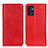 Coque Portefeuille Livre Cuir Etui Clapet K01Z pour Oppo Reno7 5G Rouge