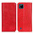 Coque Portefeuille Livre Cuir Etui Clapet K01Z pour Realme C20 Rouge