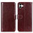 Coque Portefeuille Livre Cuir Etui Clapet K01Z pour Samsung Galaxy A04 4G Marron