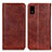 Coque Portefeuille Livre Cuir Etui Clapet K01Z pour Sharp Aquos wish Marron