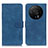 Coque Portefeuille Livre Cuir Etui Clapet K01Z pour Xiaomi Mi 12S Ultra 5G Bleu