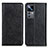 Coque Portefeuille Livre Cuir Etui Clapet K01Z pour Xiaomi Mi 12T Pro 5G Noir