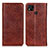 Coque Portefeuille Livre Cuir Etui Clapet K01Z pour Xiaomi Redmi 9C NFC Marron