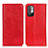 Coque Portefeuille Livre Cuir Etui Clapet K01Z pour Xiaomi Redmi Note 10 5G Rouge