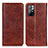 Coque Portefeuille Livre Cuir Etui Clapet K01Z pour Xiaomi Redmi Note 11 5G Marron