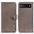 Coque Portefeuille Livre Cuir Etui Clapet K02Z pour Google Pixel 7a 5G Gris