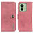 Coque Portefeuille Livre Cuir Etui Clapet K02Z pour Motorola Moto Edge (2023) 5G Rose