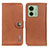 Coque Portefeuille Livre Cuir Etui Clapet K02Z pour Motorola Moto Edge 40 5G Marron