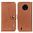 Coque Portefeuille Livre Cuir Etui Clapet K02Z pour Nokia C200 Marron