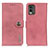 Coque Portefeuille Livre Cuir Etui Clapet K02Z pour Nokia C210 Rose