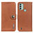 Coque Portefeuille Livre Cuir Etui Clapet K02Z pour Nokia C31 Marron