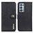 Coque Portefeuille Livre Cuir Etui Clapet K02Z pour Oppo Reno6 Pro+ Plus 5G Noir
