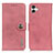 Coque Portefeuille Livre Cuir Etui Clapet K02Z pour Samsung Galaxy M04 Rose