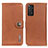 Coque Portefeuille Livre Cuir Etui Clapet K02Z pour Xiaomi Redmi Note 11 4G (2022) Marron