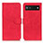 Coque Portefeuille Livre Cuir Etui Clapet K03Z pour Google Pixel 7a 5G Rouge
