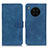 Coque Portefeuille Livre Cuir Etui Clapet K03Z pour Huawei Honor 50 Lite Bleu