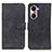 Coque Portefeuille Livre Cuir Etui Clapet K03Z pour Huawei Honor 60 5G Noir