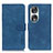 Coque Portefeuille Livre Cuir Etui Clapet K03Z pour Huawei Honor 90 5G Bleu