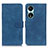 Coque Portefeuille Livre Cuir Etui Clapet K03Z pour Huawei Honor X5 Plus Bleu