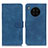 Coque Portefeuille Livre Cuir Etui Clapet K03Z pour Huawei Nova 8i Bleu