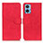 Coque Portefeuille Livre Cuir Etui Clapet K03Z pour Motorola Moto E22 Rouge