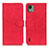 Coque Portefeuille Livre Cuir Etui Clapet K03Z pour Nokia C110 Rouge