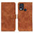 Coque Portefeuille Livre Cuir Etui Clapet K03Z pour Nokia C22 Marron