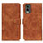 Coque Portefeuille Livre Cuir Etui Clapet K03Z pour Nokia C32 Marron