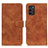 Coque Portefeuille Livre Cuir Etui Clapet K03Z pour Nokia G100 Marron